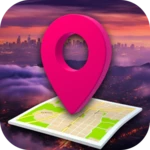 Logo of GPS Maps Route Finder android Application 